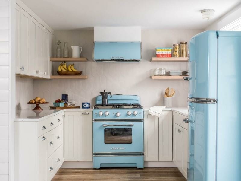 Retro Blue Kitchen Appliances
