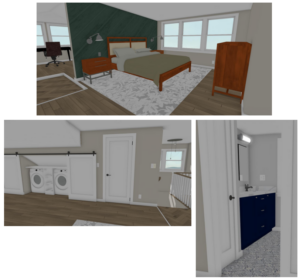 Design Renderings for Primary Suite