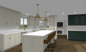 Kitchen Design Rendering